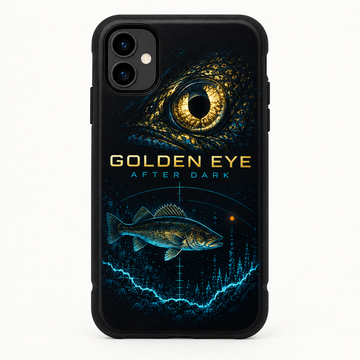 Walleye Fishing Phone Case - Golden Eye After Dark