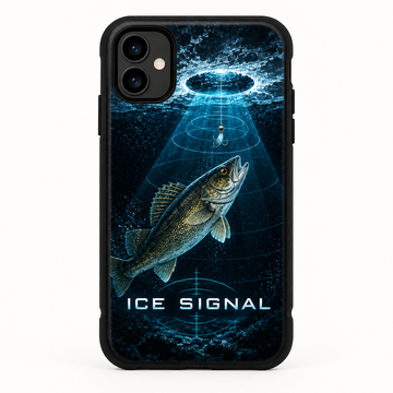 Ice Fishing Walleye Phone Case - Ice Signal