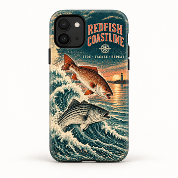 Redfish and Striped Bass Phone Case - Coastal Angler Gift