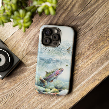 The rainbow rise - trout edition tough case