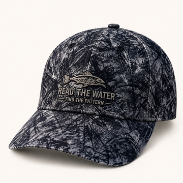 Read the Water, Find the Pattern Embroidered Baseball Cap - Chaos