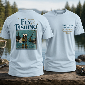 Funny Fly Fishing Shirt – The Tug Is the Drug Unisex Angler T-Shirt