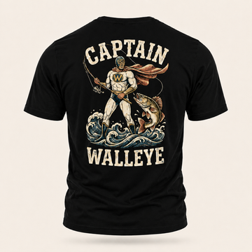 Captain walleye - funny fishing unisex T-Shirt